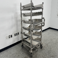 Consumables Stainless Steel Rolling Cart image 1